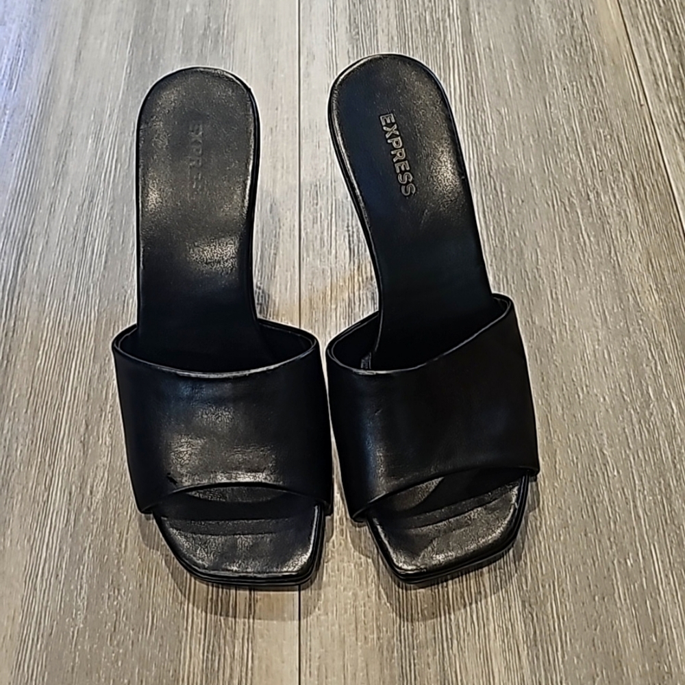 Black Express Sandal Slides size 7